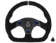 Kubota RTV Suede Ballistic "D" Steering Wheel